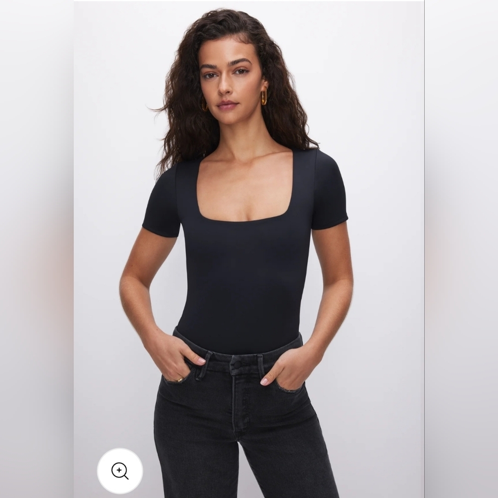 NWT Good American Scuba Square Neck Bodysuit